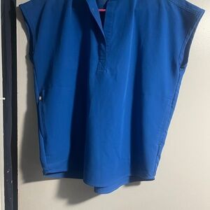 Figs Rafaela scrub top Royal Blue XS